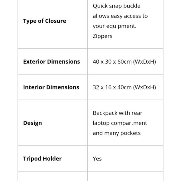 NWOT National Geographic Large Backpack - Picture 5 of 16